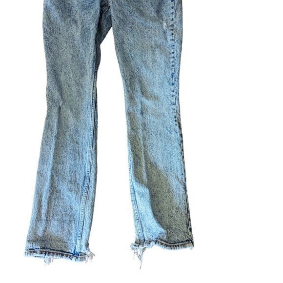 Abercrombie & Fitch the 90s Skinny High Rise distressed stone wash jeans W26 L30 - Picture 3 of 11